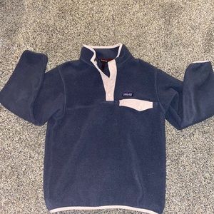 girls patagonia fleece pullover